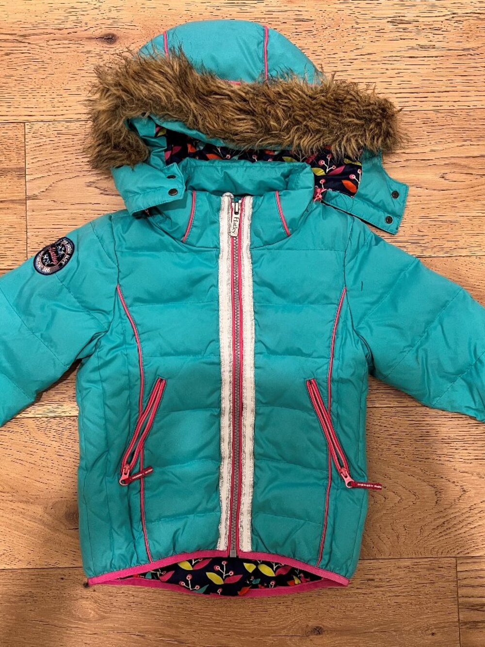 Hatley Winter Coat Size 5 - Girls Warm Parka Detachable Hood